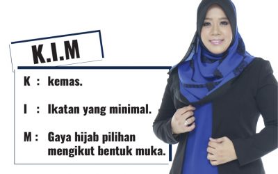 Tips pemakaian hijab mengikut stail K.I.M