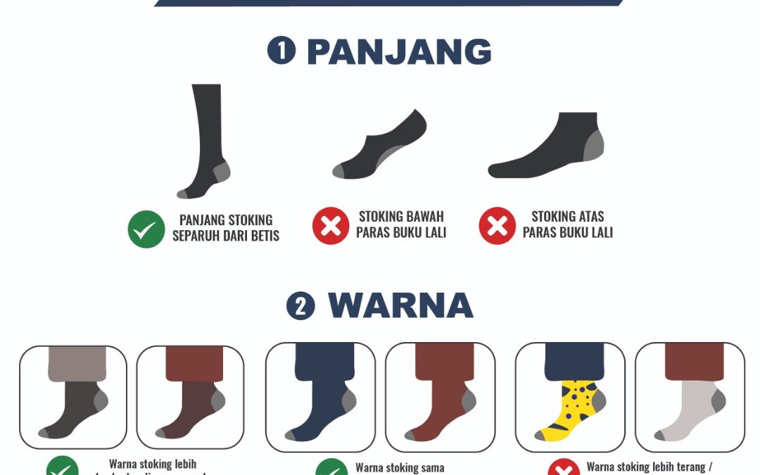 Tips panduan untuk pemakaian stokin lelaki